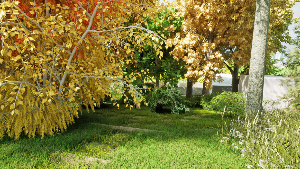 Clos arboré – Parc en terrasses Apis Florae