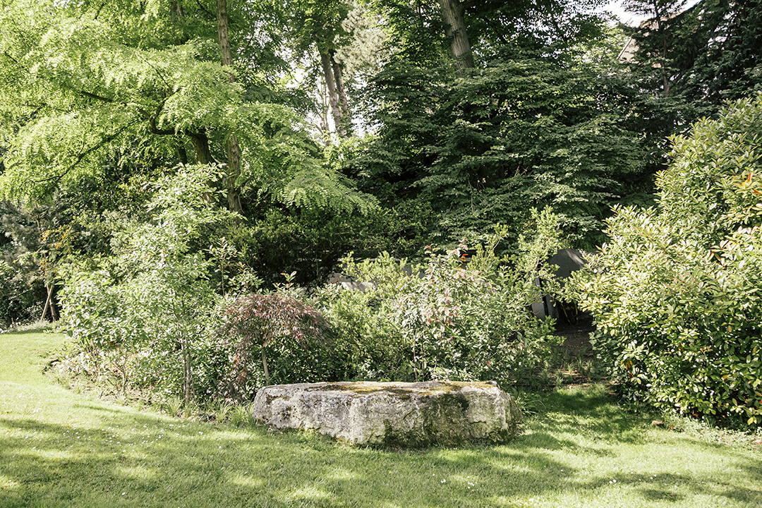 © Apis Florae, arbres, massifs, sous-bois et pierre de taille talus