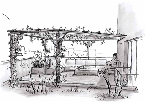 © Apis Florae, croquis-esquisse ambiance © Apis Florae, croquis-esquisse ambiance